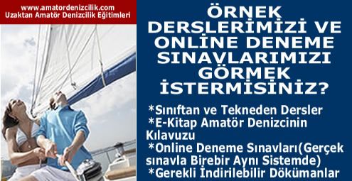 Örnek Ders ve Sınavlarımız